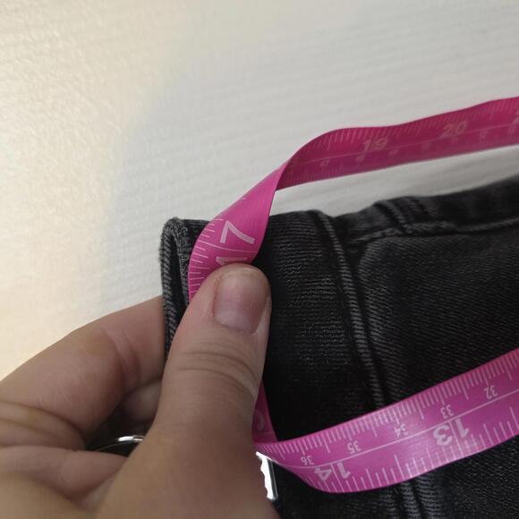 American Eagle Black Distressed Slim Taper Jeans 33X34 - Picture 4 of 9